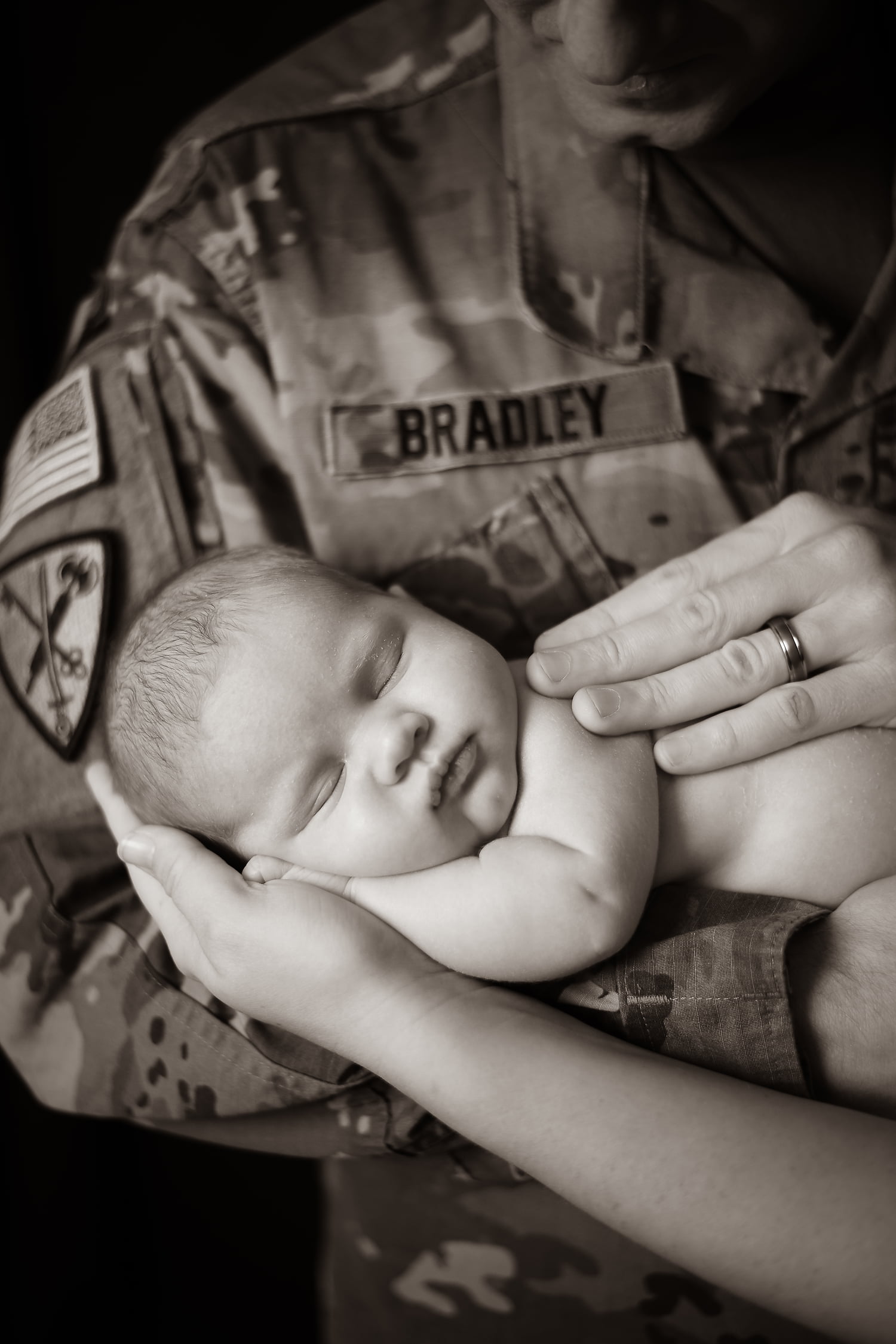 Newborn photo taken by Lisa Rowland Photography in Trenton, Florida