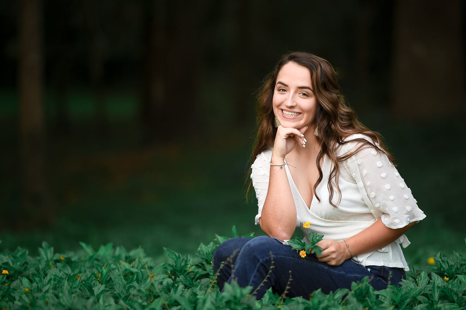 High school senior photo taken by Lisa Rowland Photography in Trenton, Florida