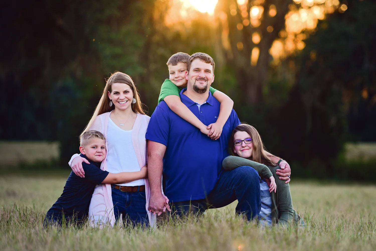 Family portrait photo taken by Lisa Rowland Photography in Trenton, Florida